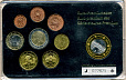 Австрия, 2002-2009, Набор Юбилейных Монет 1с-2 Евро + Проба 1 Евро, в кассете-миниатюра